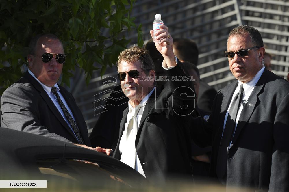 Farrah Fawcett Funeral Service - Los Angeles