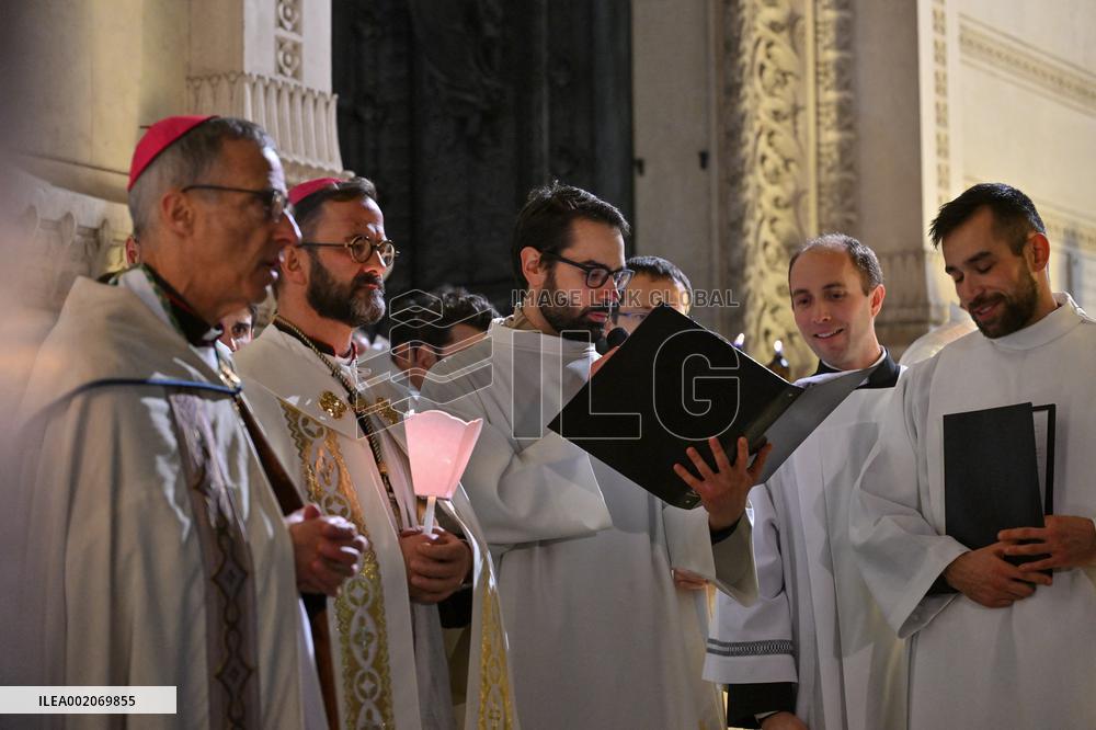 Religions Procession During Fete Des Lumieres 2023 Lyon