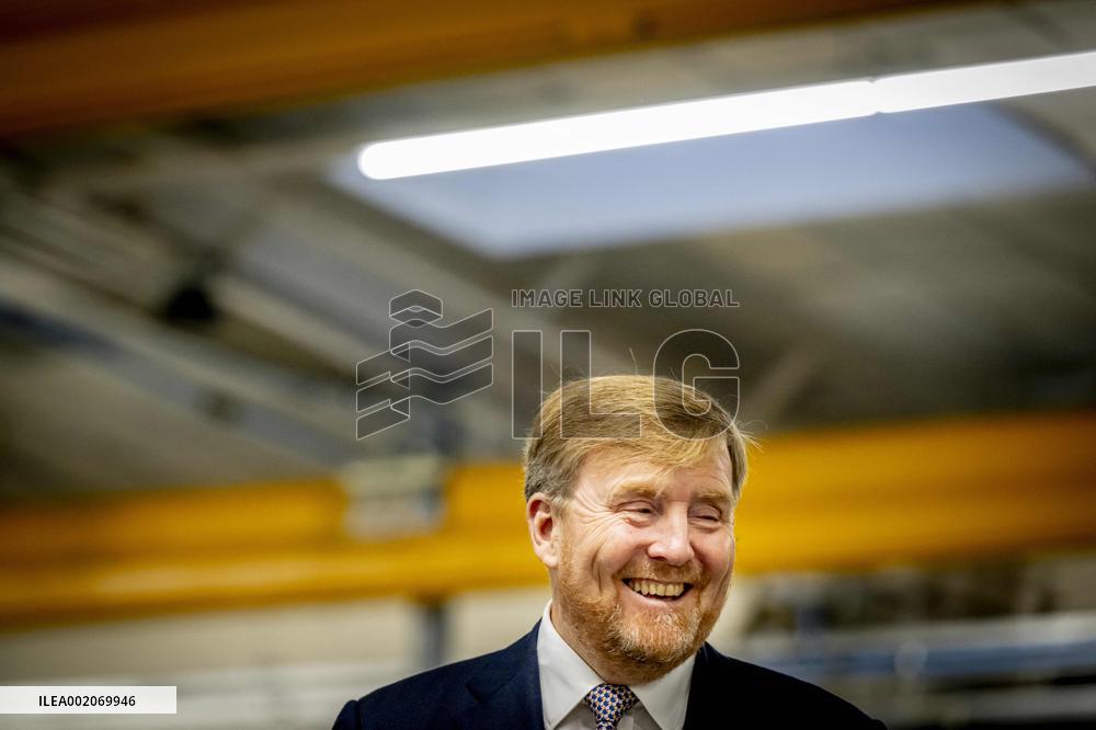 King Willem-Alexander opens The new building of Koninklijke Boon Edam
