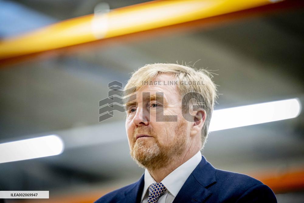 King Willem-Alexander opens The new building of Koninklijke Boon Edam