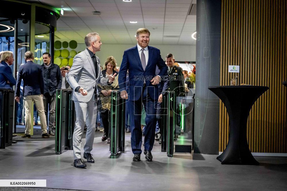 King Willem-Alexander opens The new building of Koninklijke Boon Edam