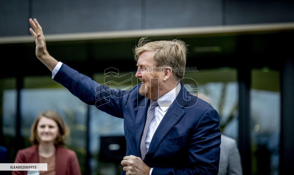 King Willem-Alexander opens The new building of Koninklijke Boon Edam