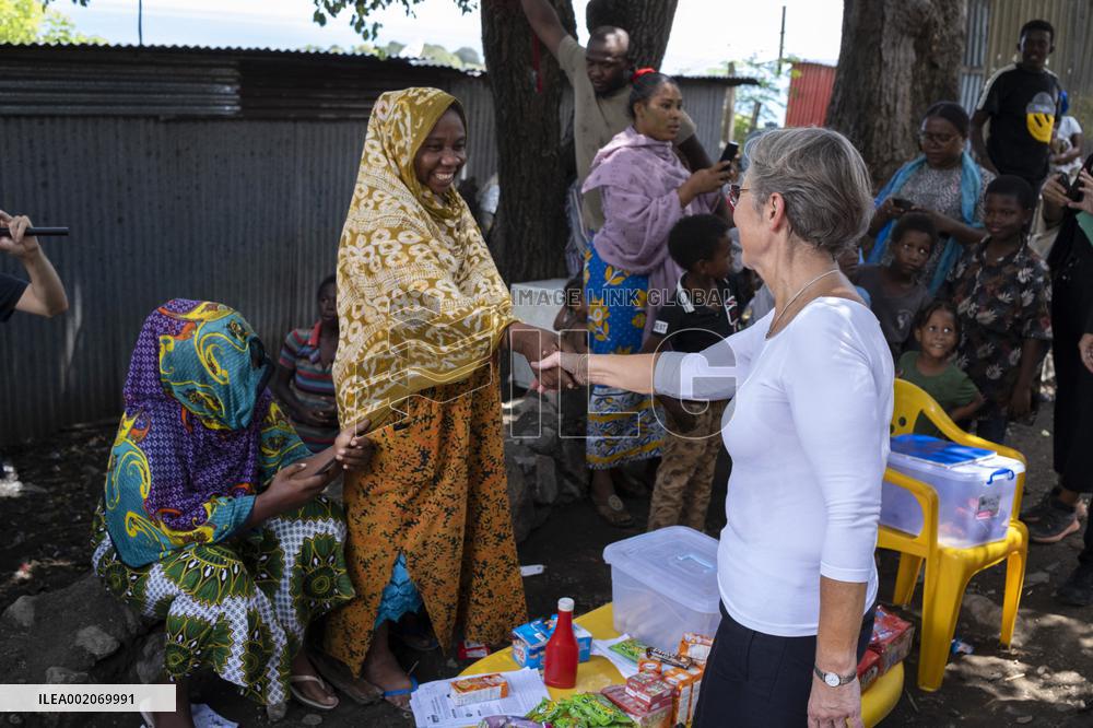 Elisabeth Borne on Visit in Mayotte