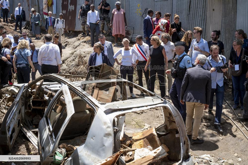 Elisabeth Borne on Visit in Mayotte