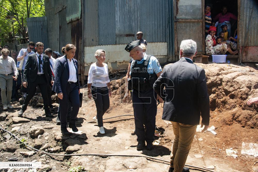 Elisabeth Borne on Visit in Mayotte