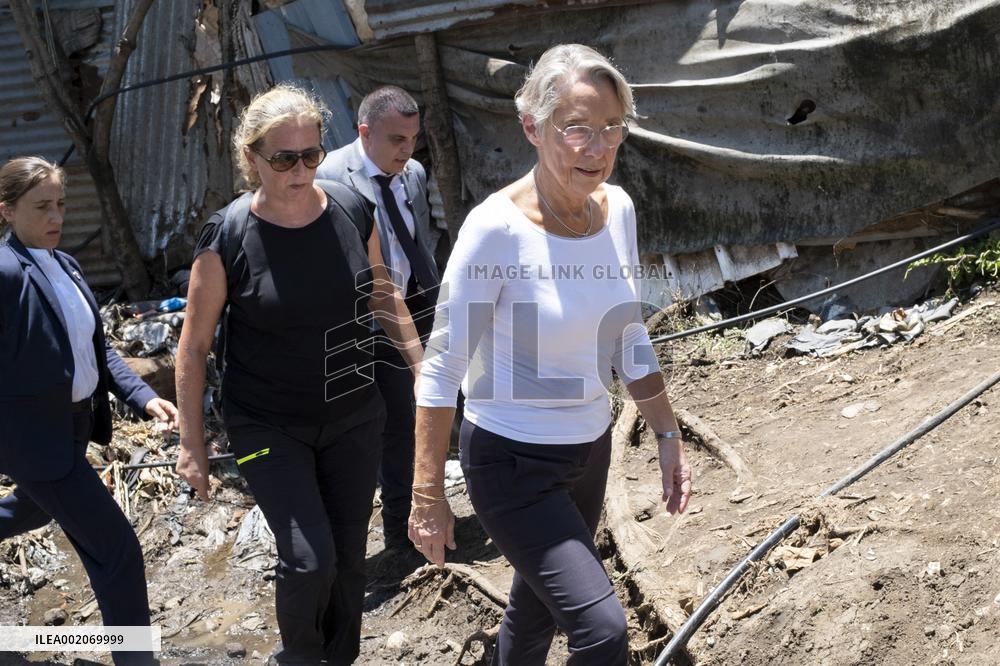Elisabeth Borne on Visit in Mayotte