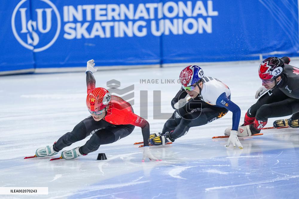(SP)CHINA-BEIJING-SHORT TRACK SPEED SKATING-ISU WORLD CUP-MEN'S 1500M FINAL