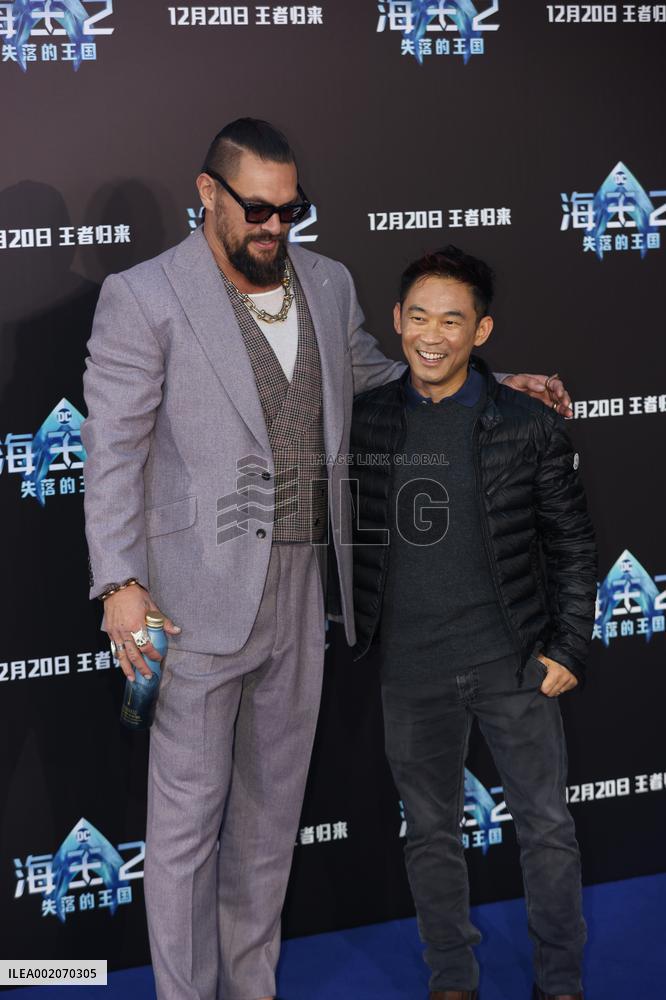 Film Aquaman and The Lost Kingdom Roadshow in Shanghai