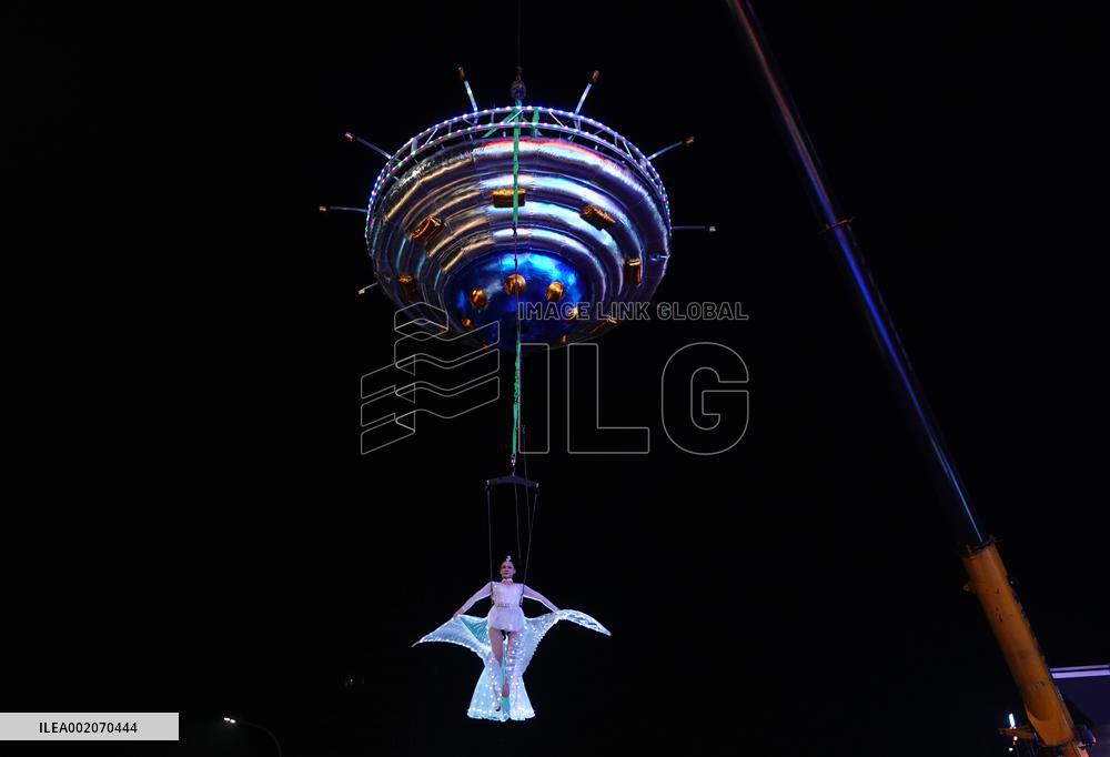 Flying Man Show Performance
