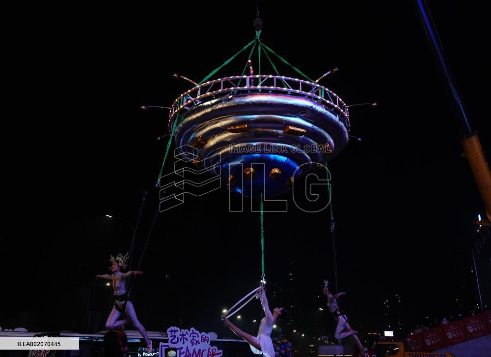 Flying Man Show Performance