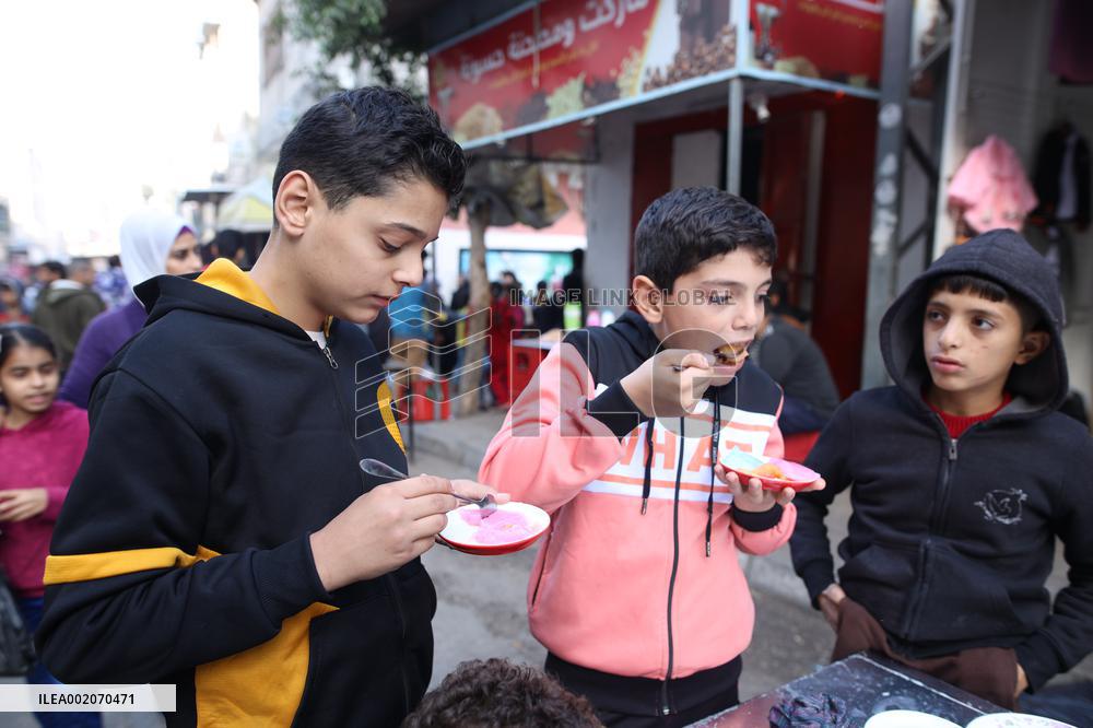 MIDEAST-GAZA-MAGHAZI REFUGEE CAMP