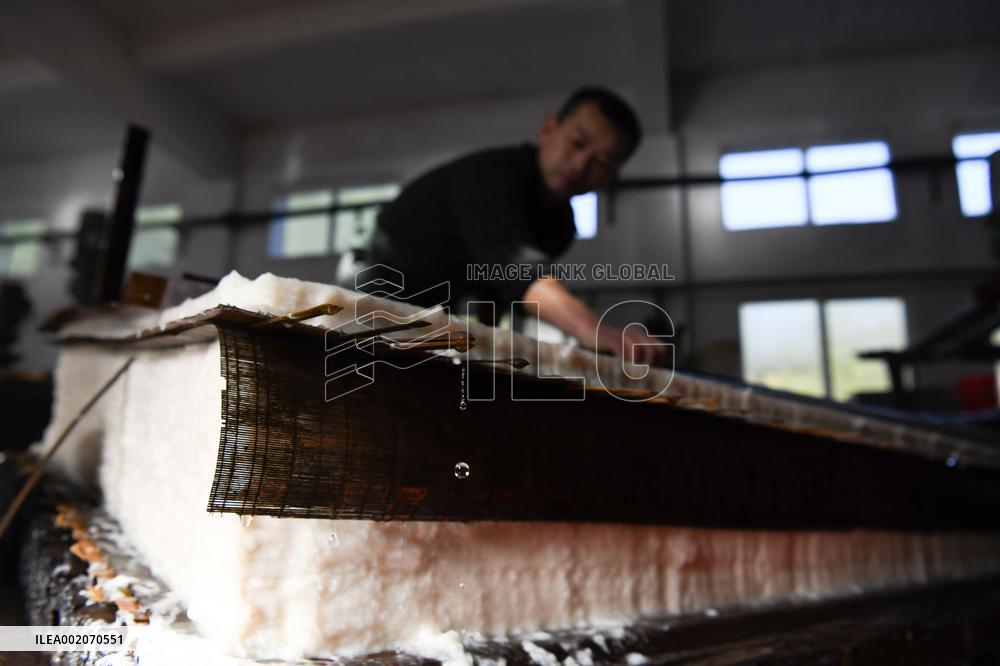 (MASTER OF CRAFTS) CHINA-ANHUI-JINGXIAN COUNTY-XUAN PAPER-INHERITOR (CN)