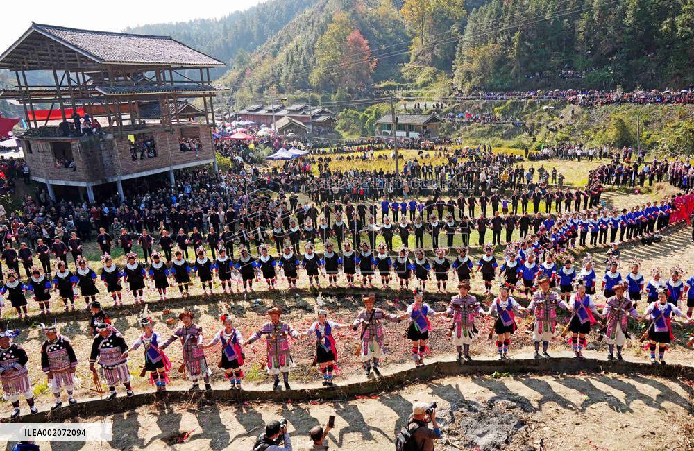 Traditional Fireworks Festival in Liuzhou