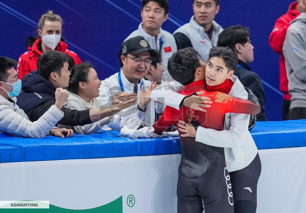(SP)CHINA-BEIJING-SHORT TRACK SPEED SKATING-ISU WORLD CUP-MEN'S 1000M FINAL (CN)