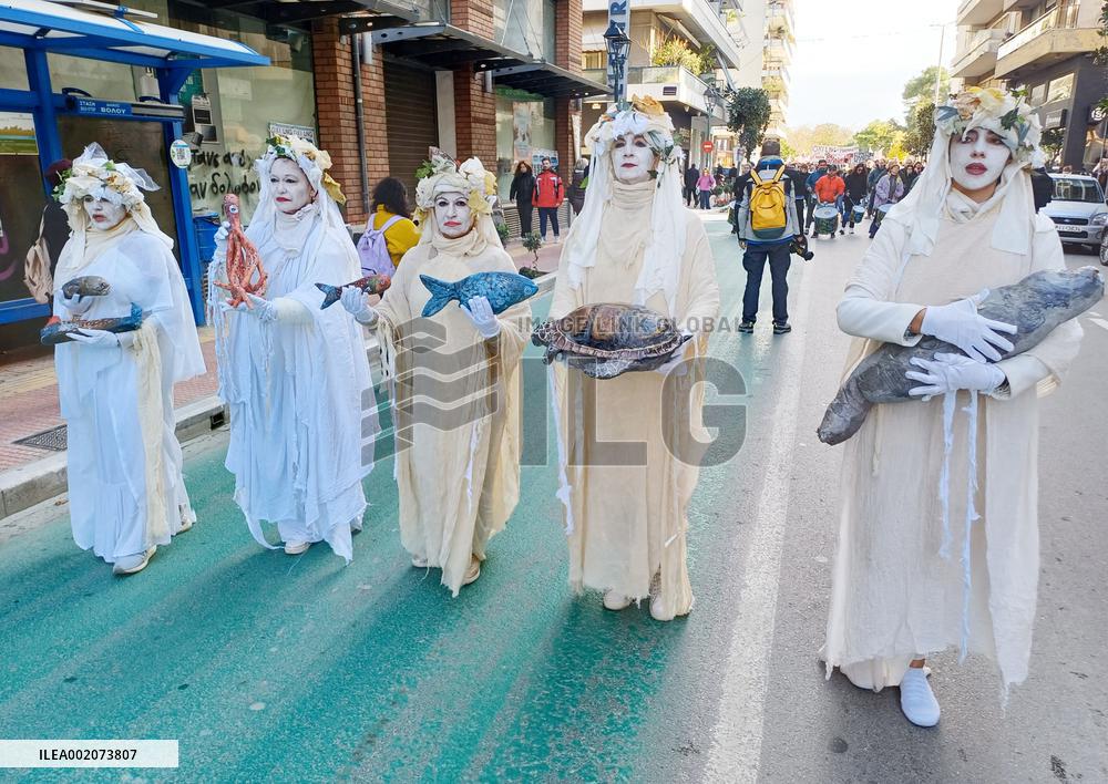 LNG Station Protest - Volos