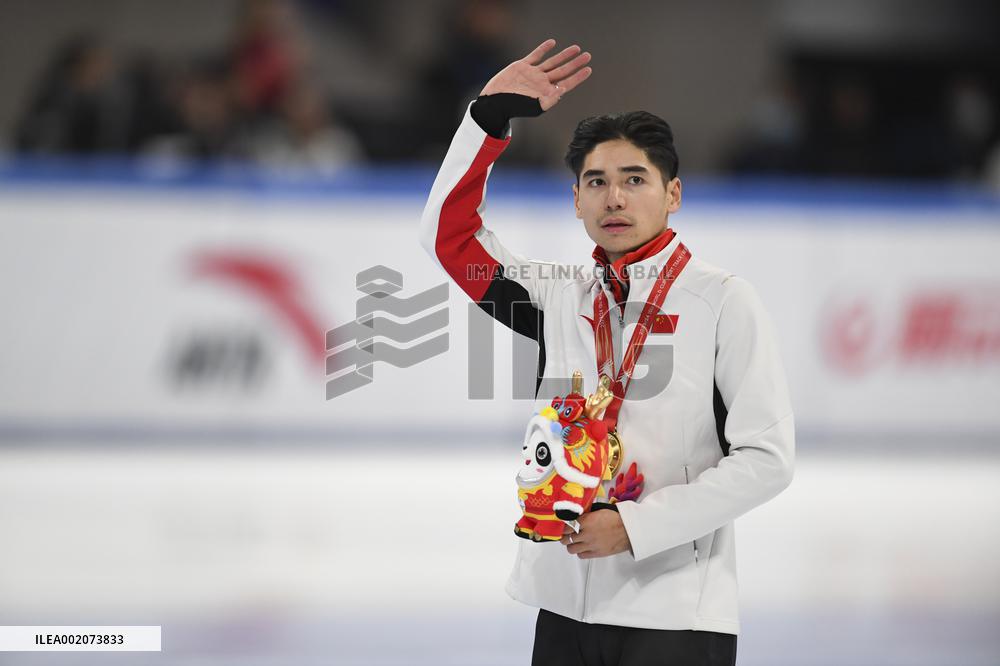 (SP)CHINA-BEIJING-SHORT TRACK SPEED SKATING-ISU WORLD CUP-MEN'S 1000M FINAL (CN)