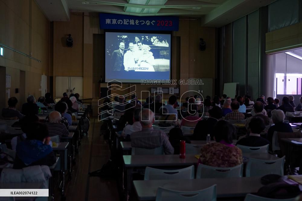 JAPAN-OSAKA-NANJING MASSACRE-GATHERING