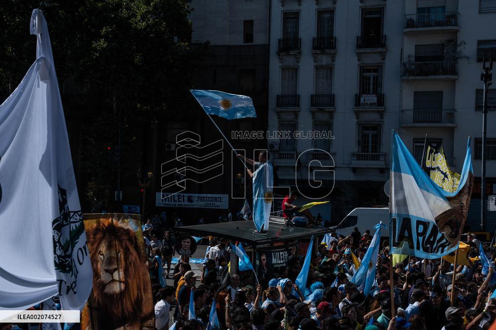 Javier Milei Sworn In As Argentina's New President