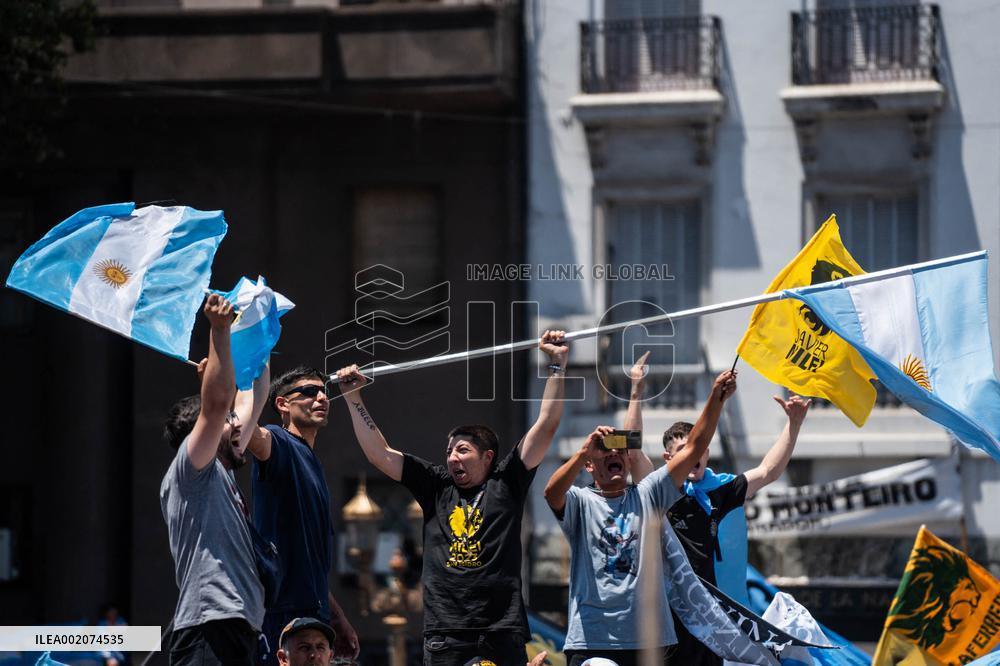 Javier Milei Sworn In As Argentina's New President