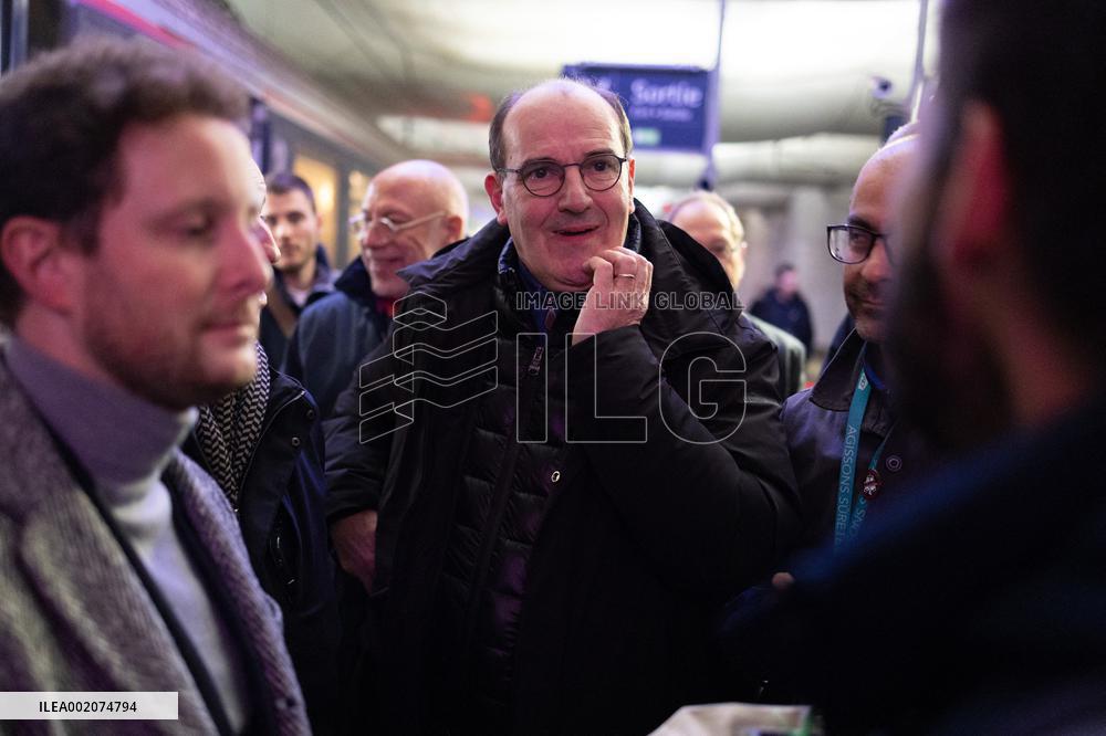 Inauguration of the Paris-Aurillac night train - Paris