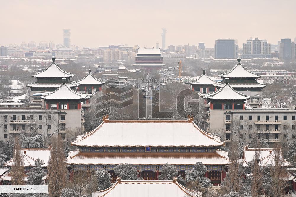 CHINA-BEIJING-SNOW SCENERY (CN)