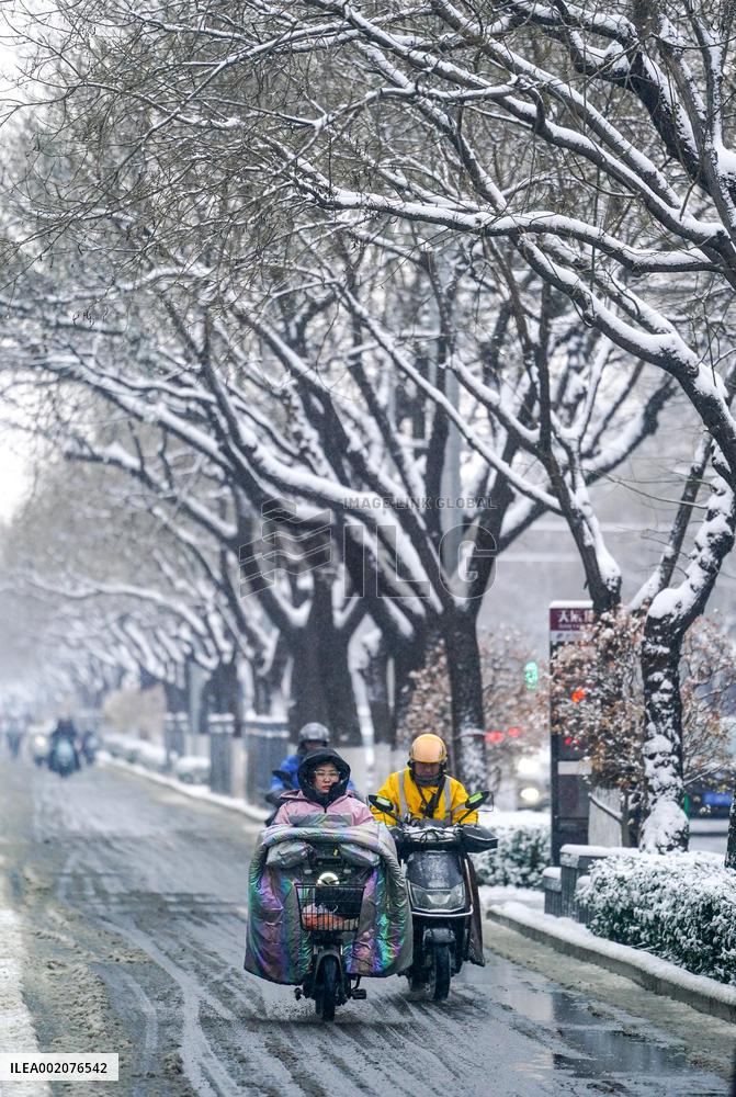 CHINA-BEIJING-SNOW SCENERY (CN)