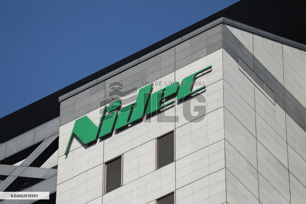Nidec's exterior, logo and signage