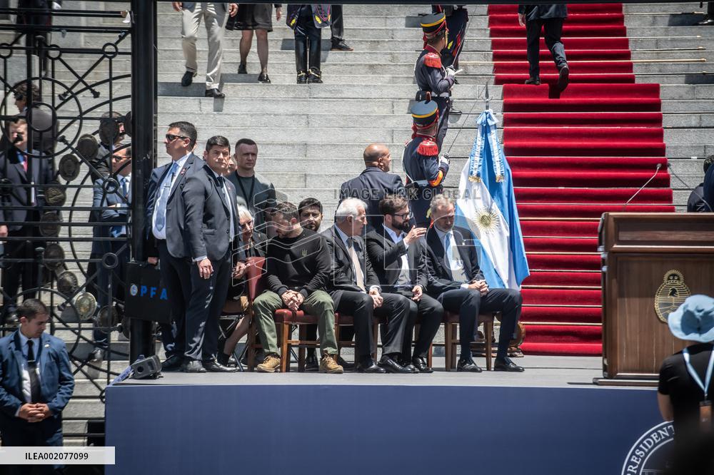 Javier Milei Sworn In As Argentina's New President