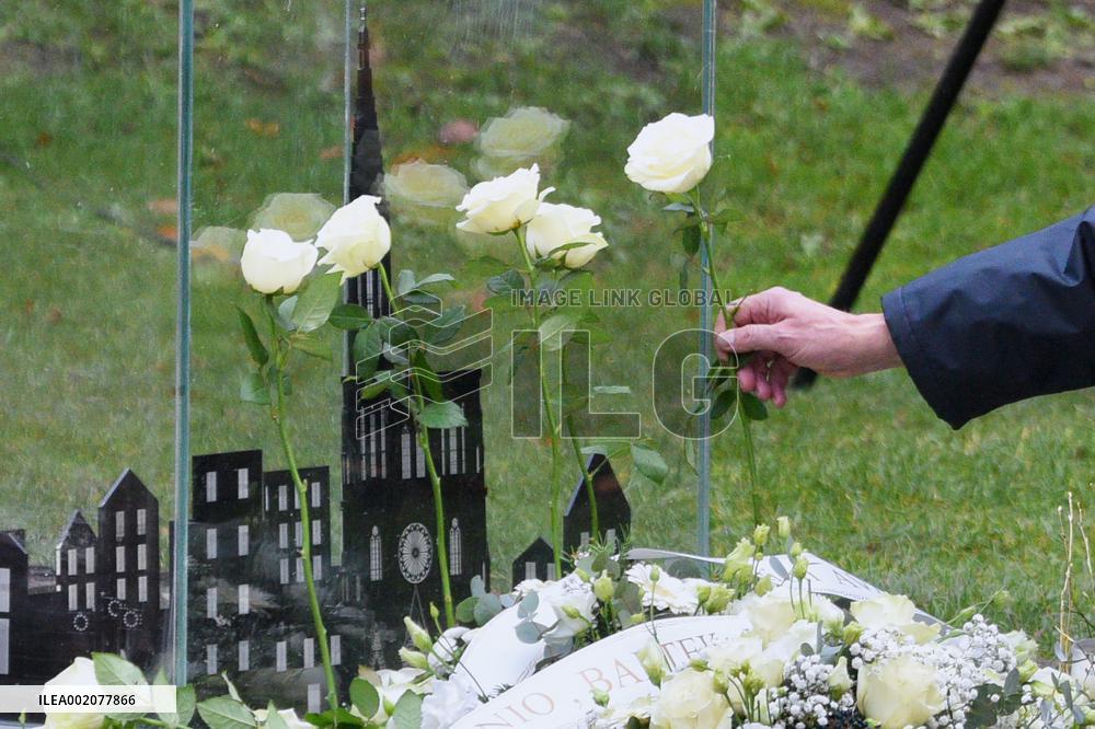 Tribute In Memory Of The 5 Victims Of The 2018 Terrorist Attack In Strasbourg