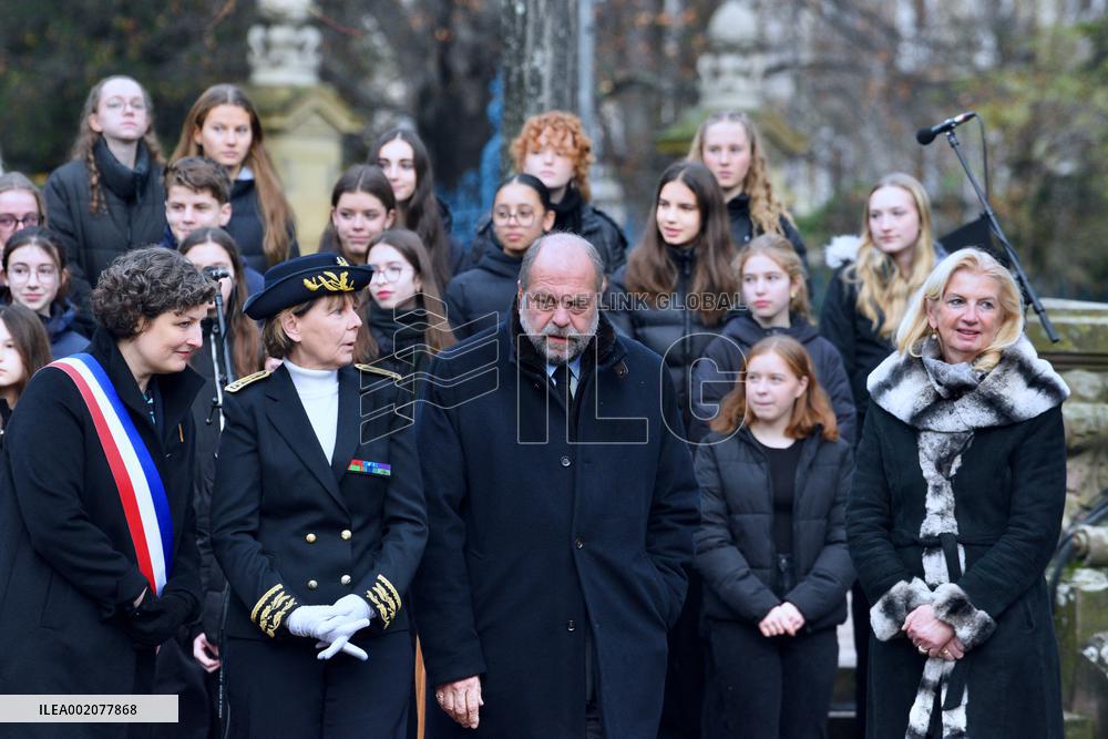 Tribute In Memory Of The 5 Victims Of The 2018 Terrorist Attack In Strasbourg