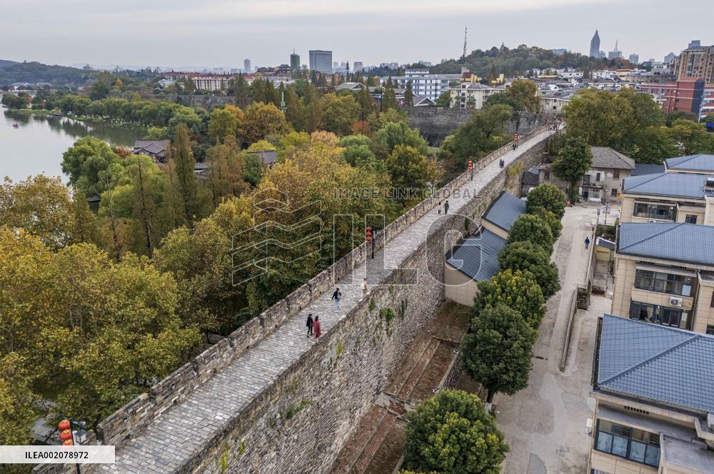 Ancient Ming Dynasty City Wall in Nanjing