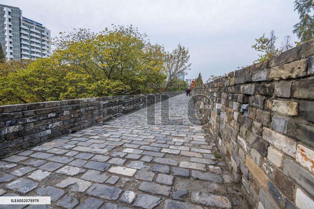 Ancient Ming Dynasty City Wall in Nanjing