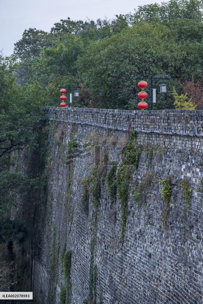 Ancient Ming Dynasty City Wall in Nanjing