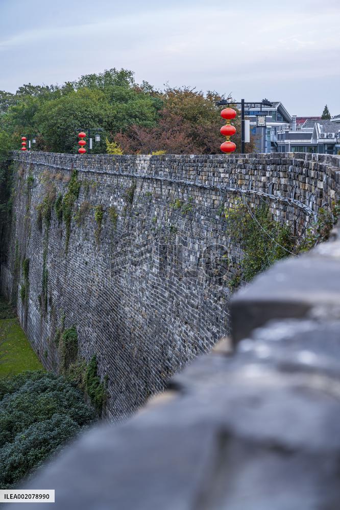 Ancient Ming Dynasty City Wall in Nanjing