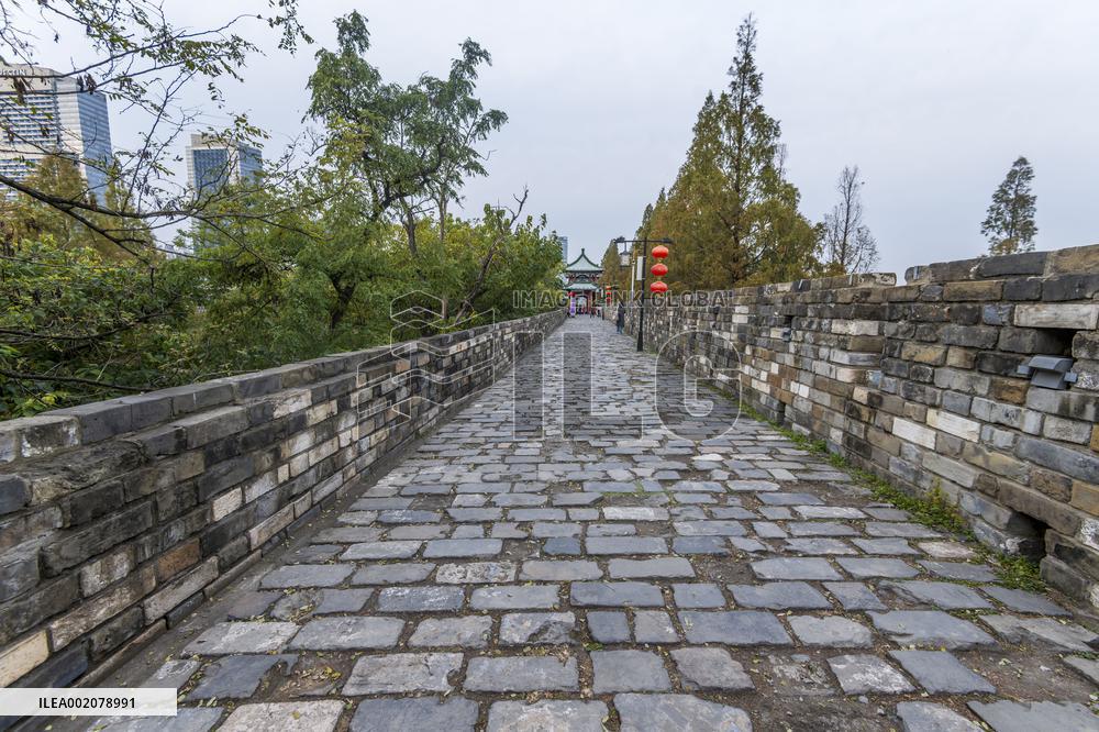 Ancient Ming Dynasty City Wall in Nanjing