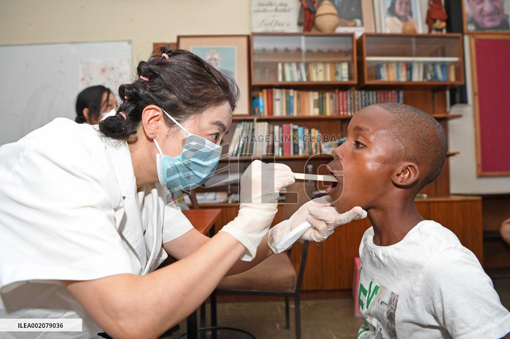 NAMIBIA-WINDHOEK-SOS CHILDREN'S VILLAGE-CHINESE MEDICAL TEAM