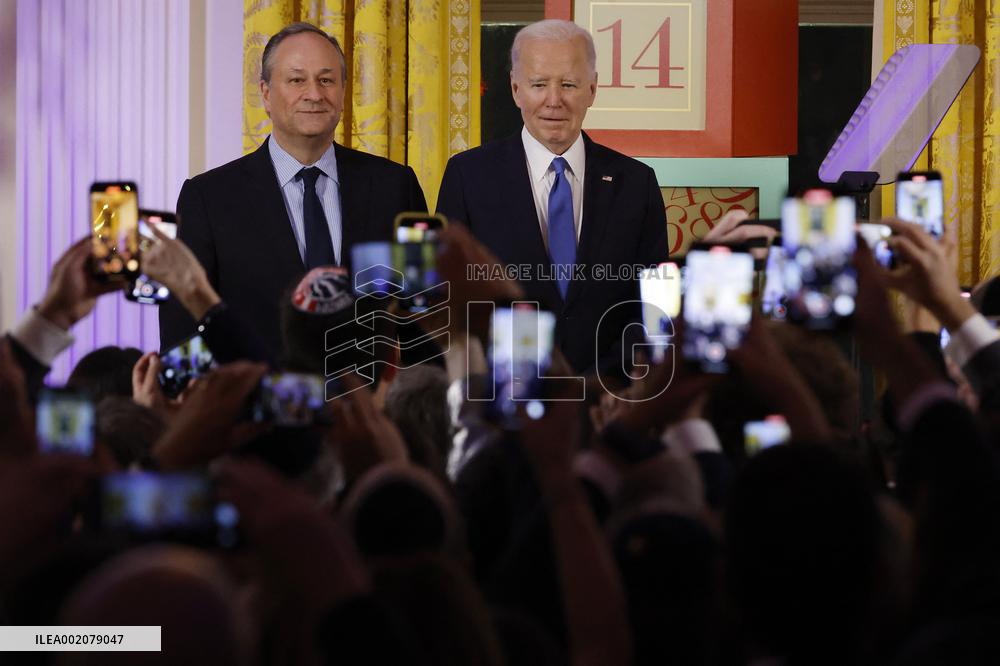 President Biden Hosts A Hanukkah Holiday Reception At The White House