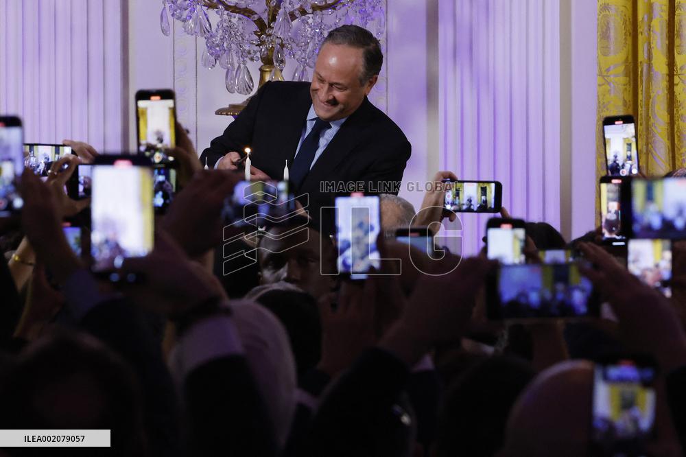 President Biden Hosts A Hanukkah Holiday Reception At The White House
