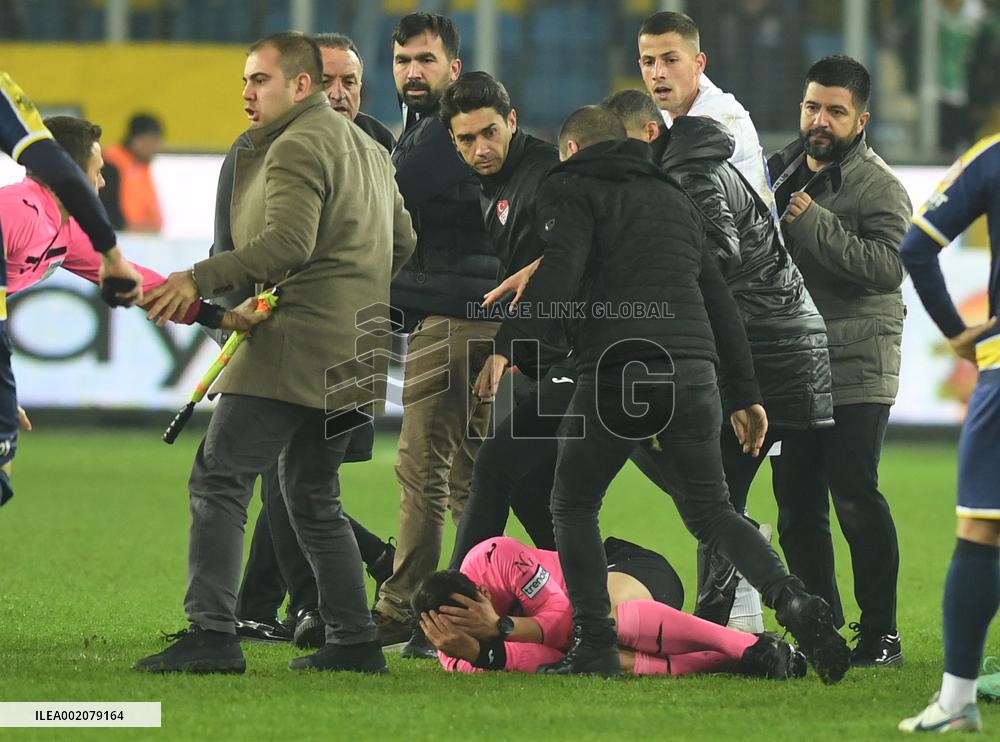 Turkish Football On Hold After Club President Punches Referee