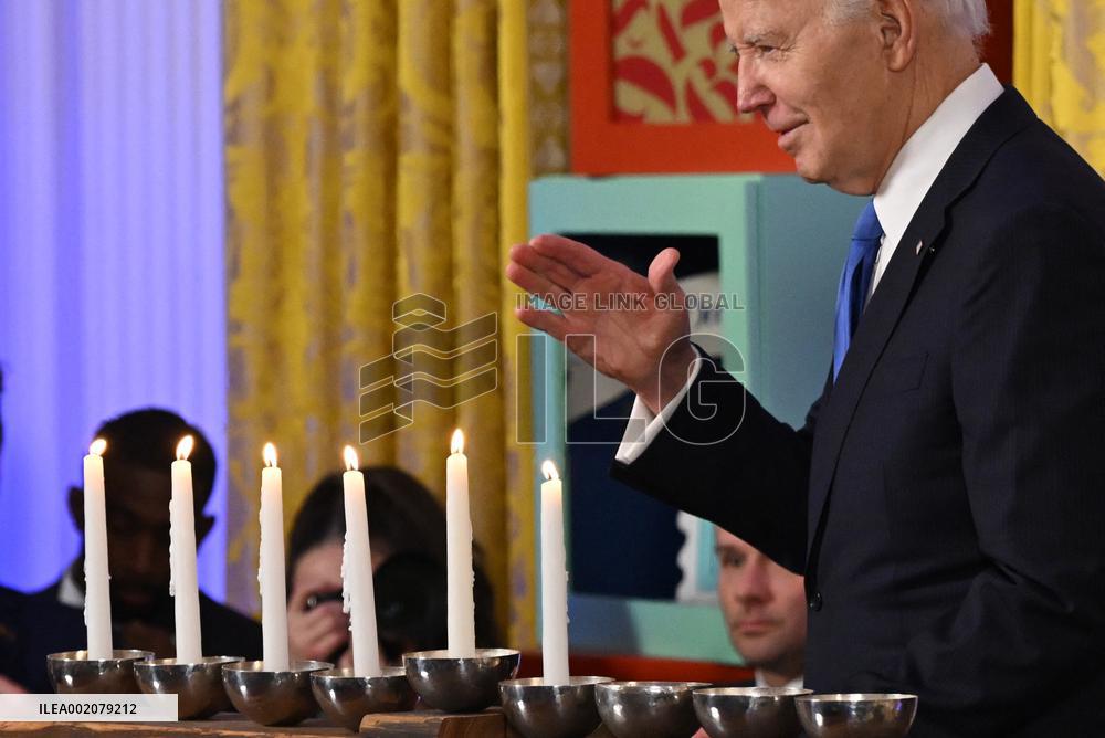 Biden Hosts A Hanukkah Holiday Reception - Washington