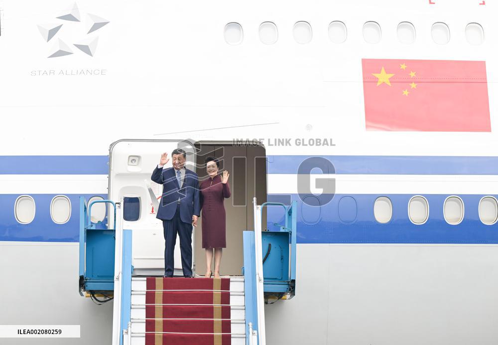 VIETNAM-HANOI-XI JINPING-STATE VISIT-ARRIVAL