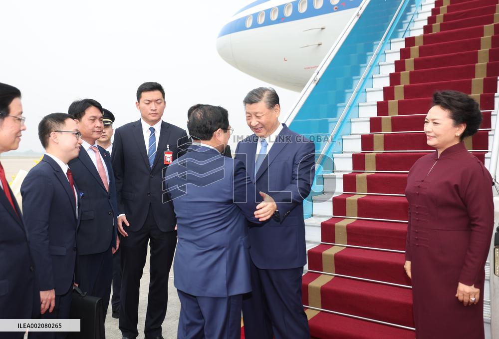 VIETNAM-HANOI-XI JINPING-STATE VISIT-ARRIVAL