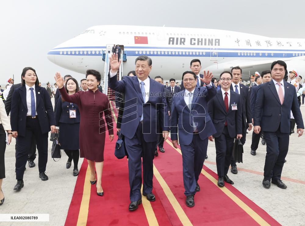 VIETNAM-HANOI-XI JINPING-STATE VISIT-ARRIVAL