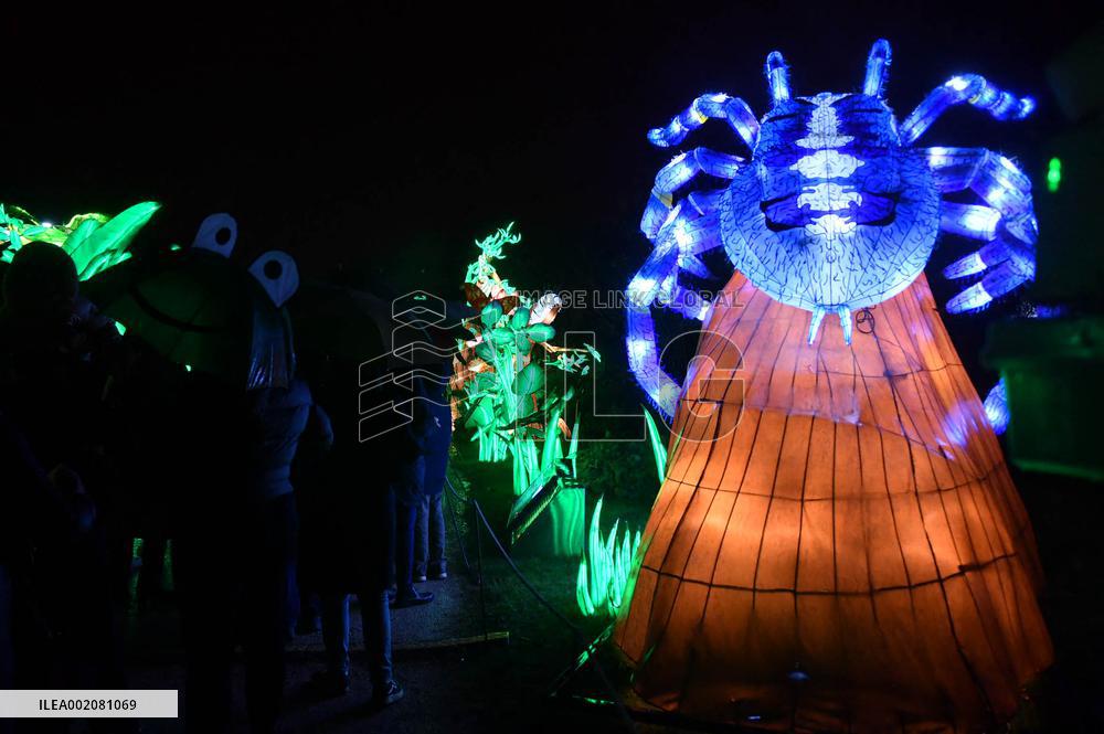 Light Exhibition At The Jardin Des Plantes - Paris