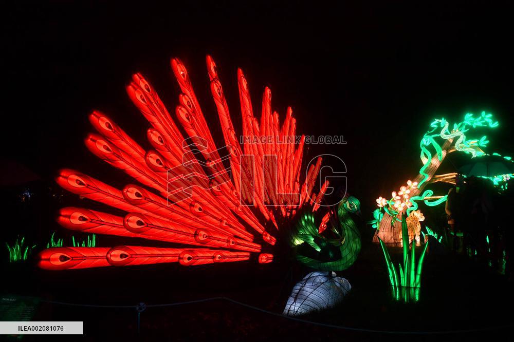 Light Exhibition At The Jardin Des Plantes - Paris