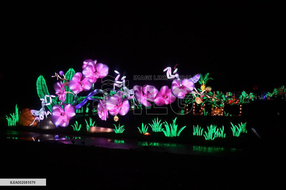 Light Exhibition At The Jardin Des Plantes - Paris