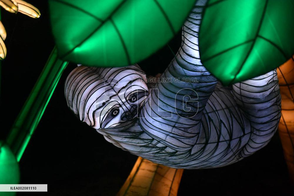 Light Exhibition At The Jardin Des Plantes - Paris