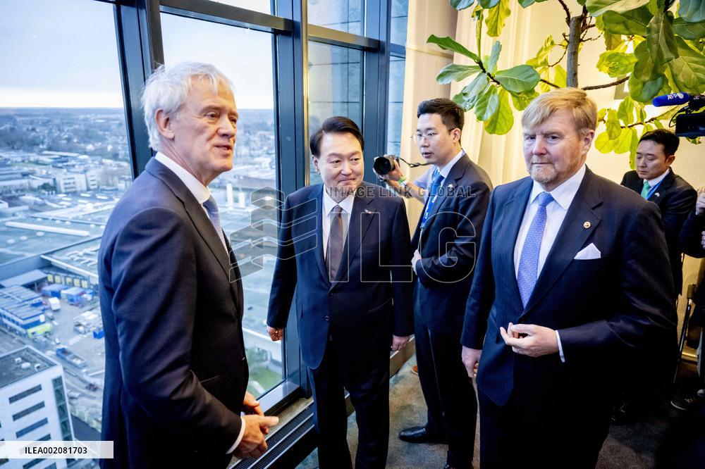 King And Yoon Visits ASML Headquarters - Veldhoven