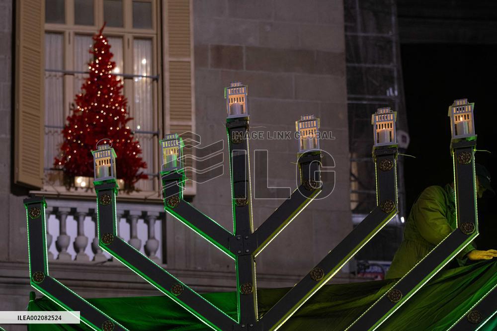 Hanukkah Celebration In Barcelona