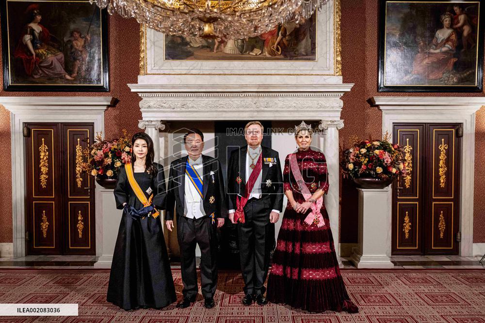 State Banquet For President Yoon - Amsterdam